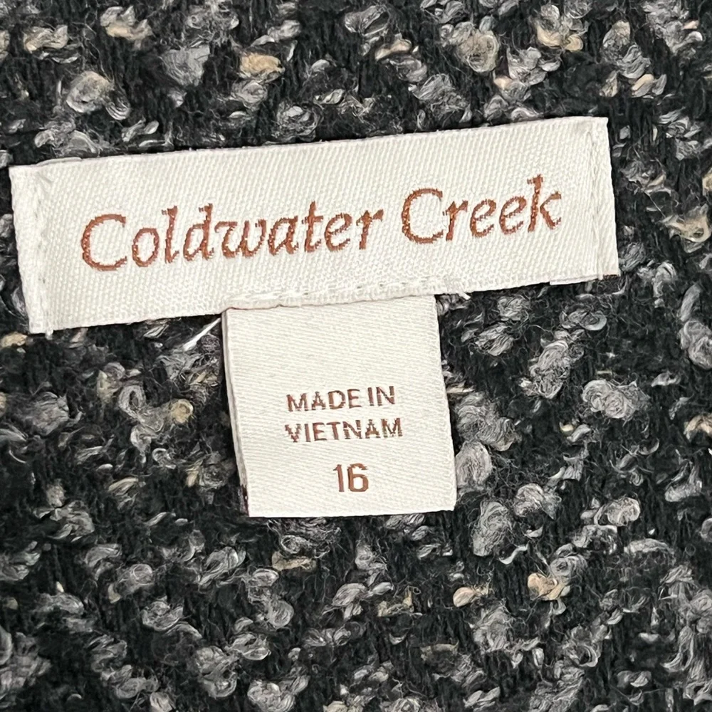 ColdWater Creek coat Jacket tweed size 16 - Picture 6 of 10